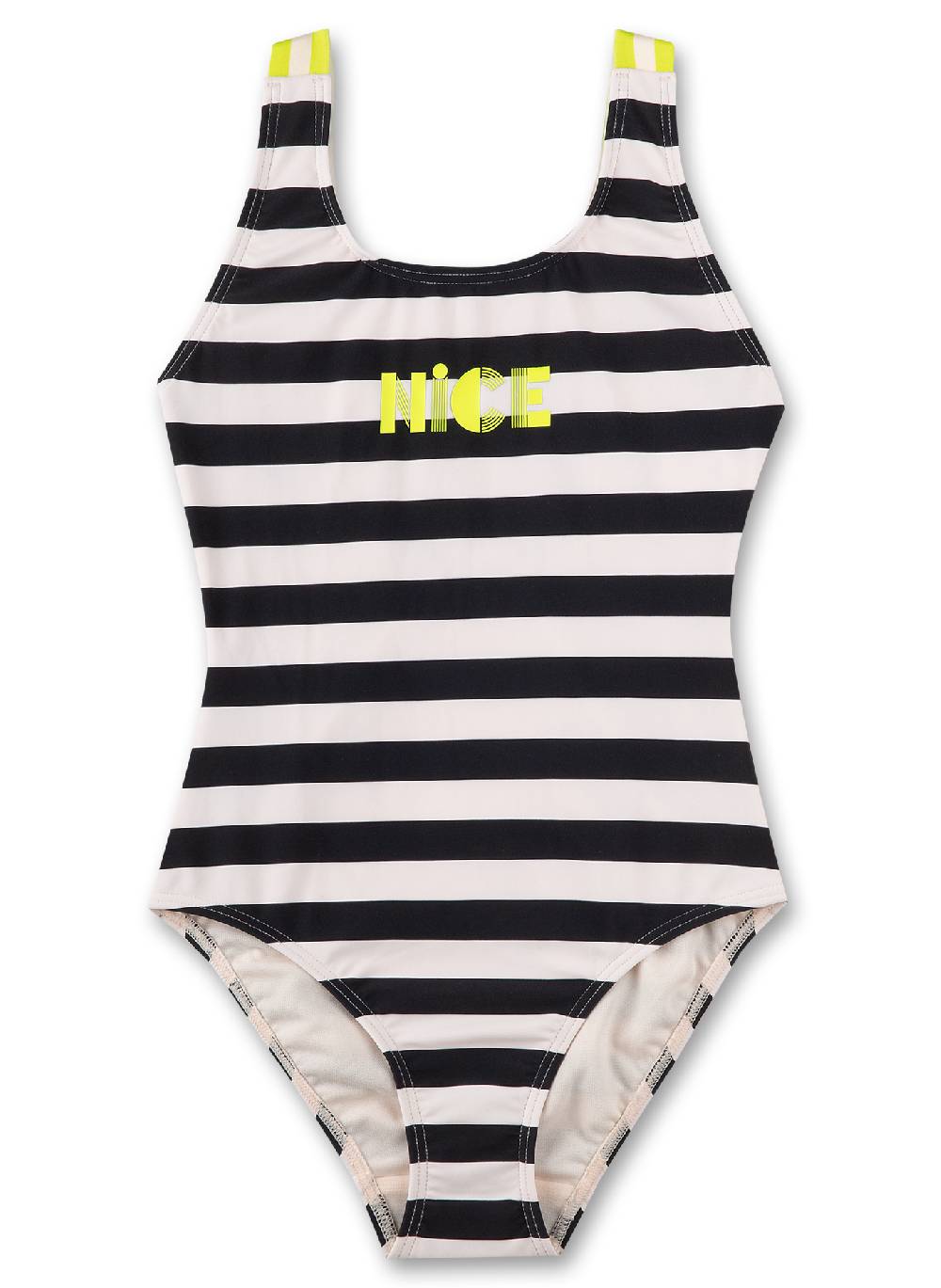 Sanetta Mädchen-Badeanzug Ringel