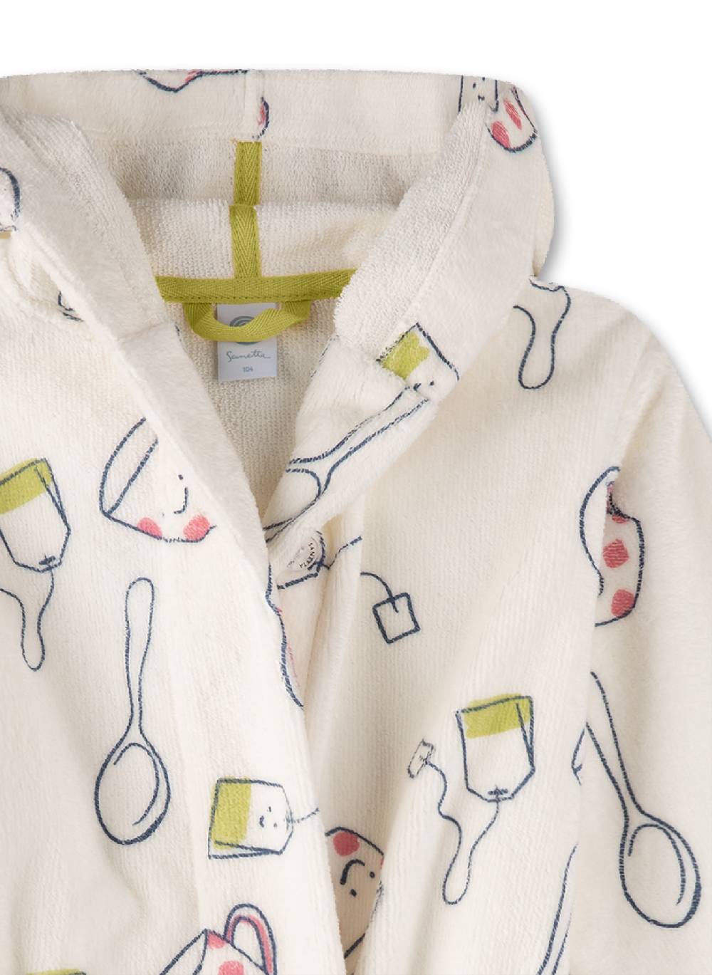 Sanetta Mädchen-Bademantel Beige