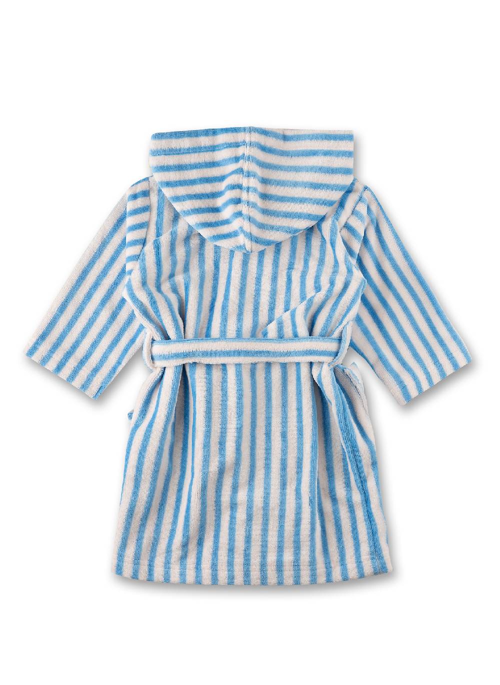 Sanetta Mädchen-Bademantel Blau Gestreift
