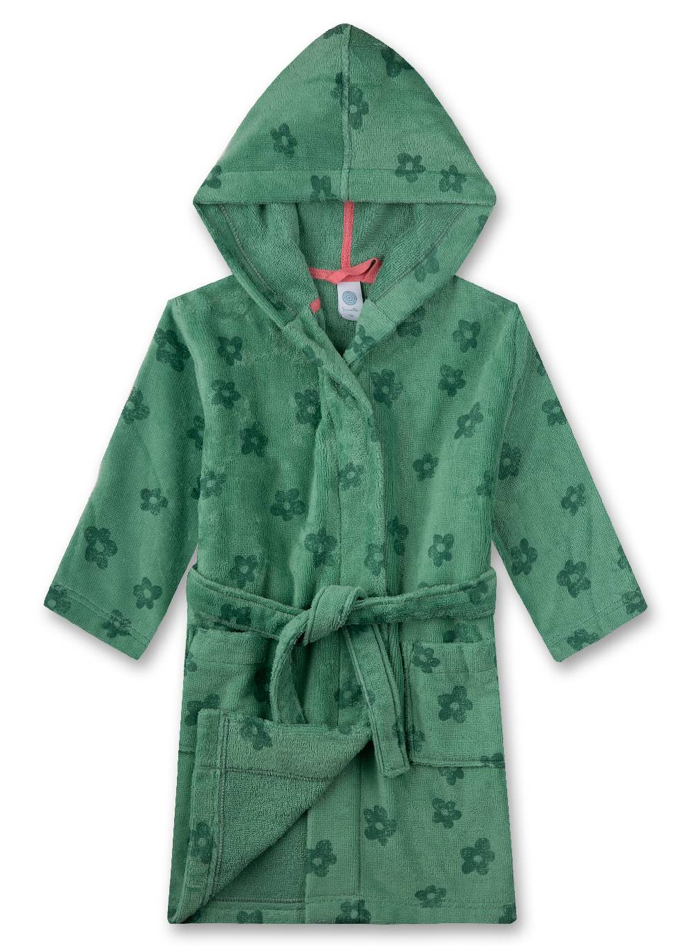 Sanetta Mädchen-Bademantel Grün