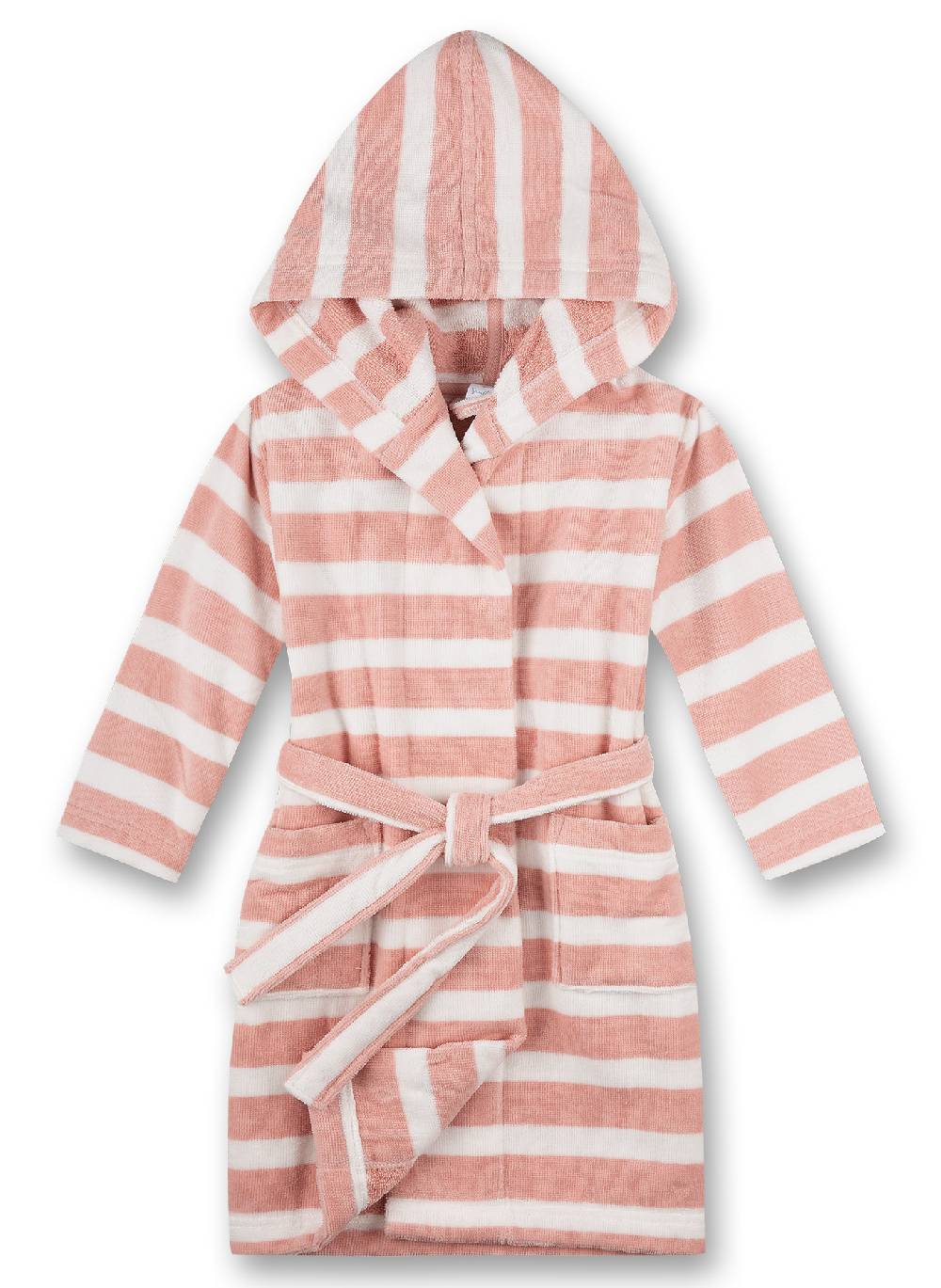 Sanetta Mädchen-Bademantel Rosa Ringel