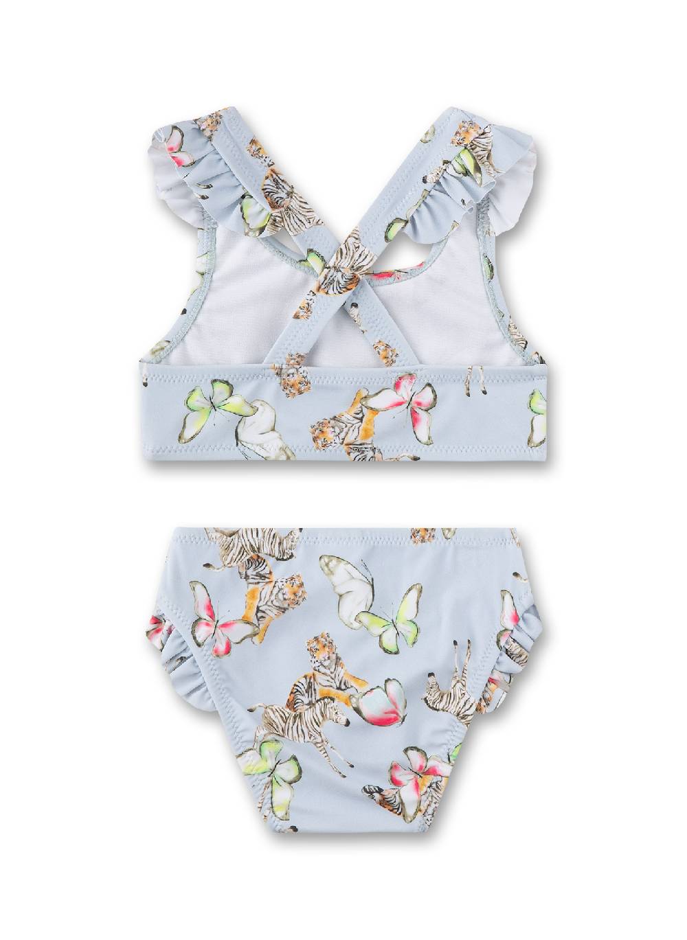 Sanetta Mädchen-Bikini Mit Rüschen Blau