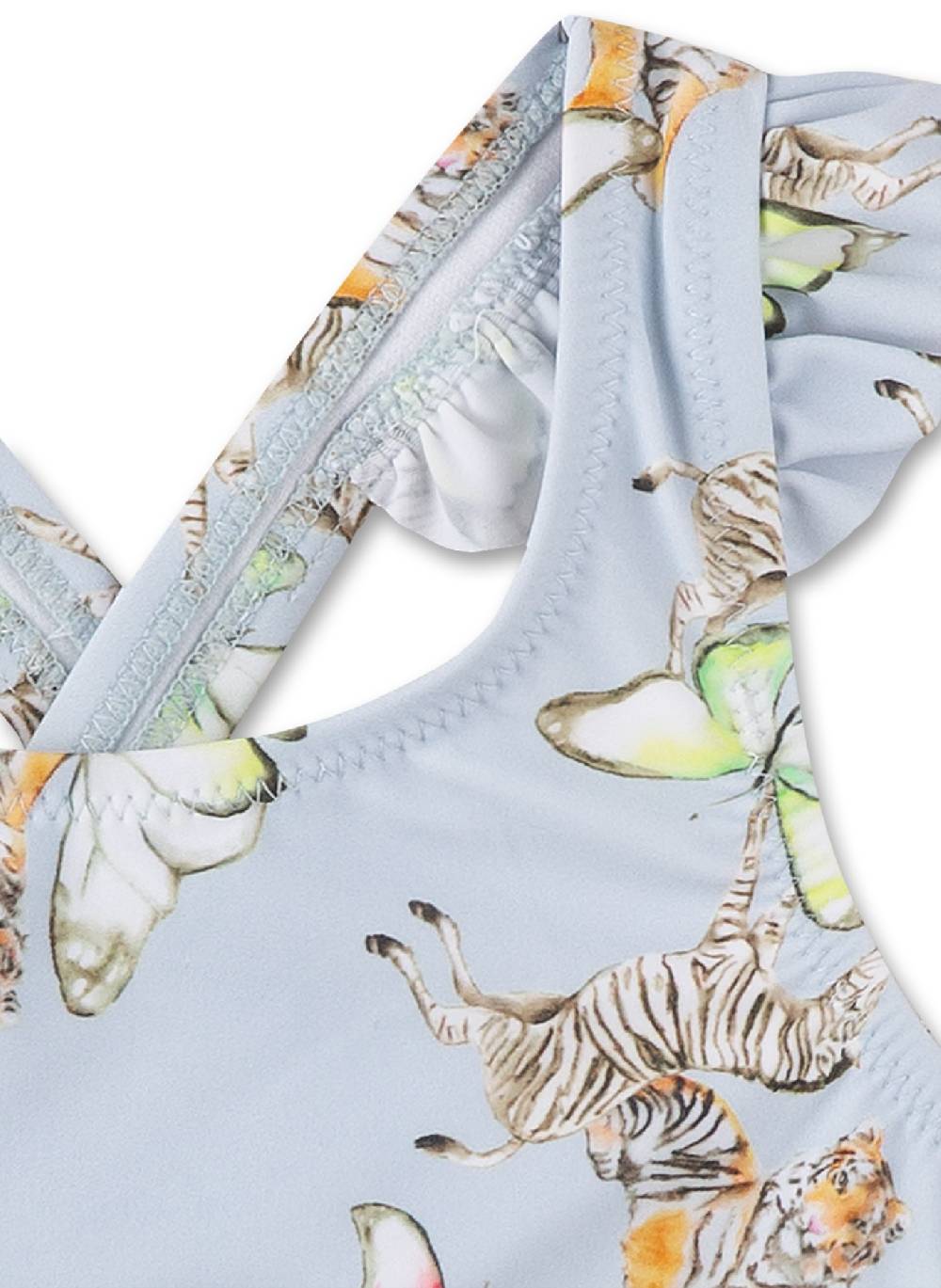 Sanetta Mädchen-Bikini Mit Rüschen Blau