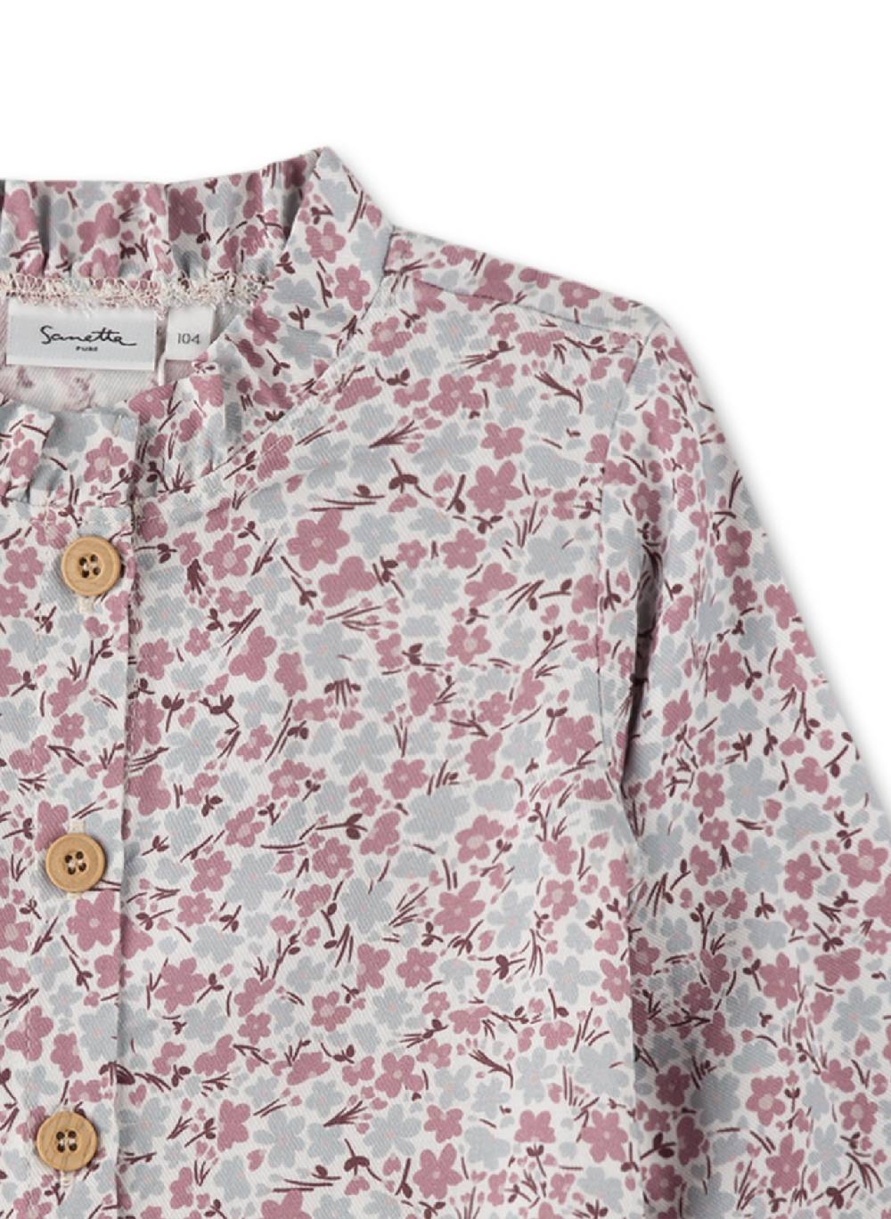 Sanetta Mädchen-Bluse Beige