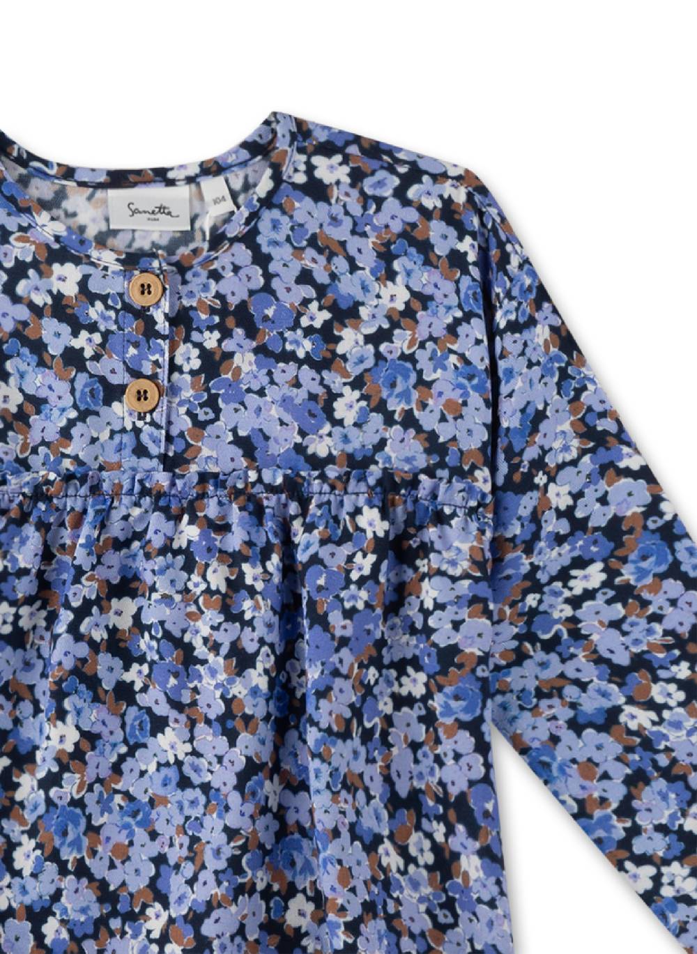 Sanetta Mädchen-Bluse Blau