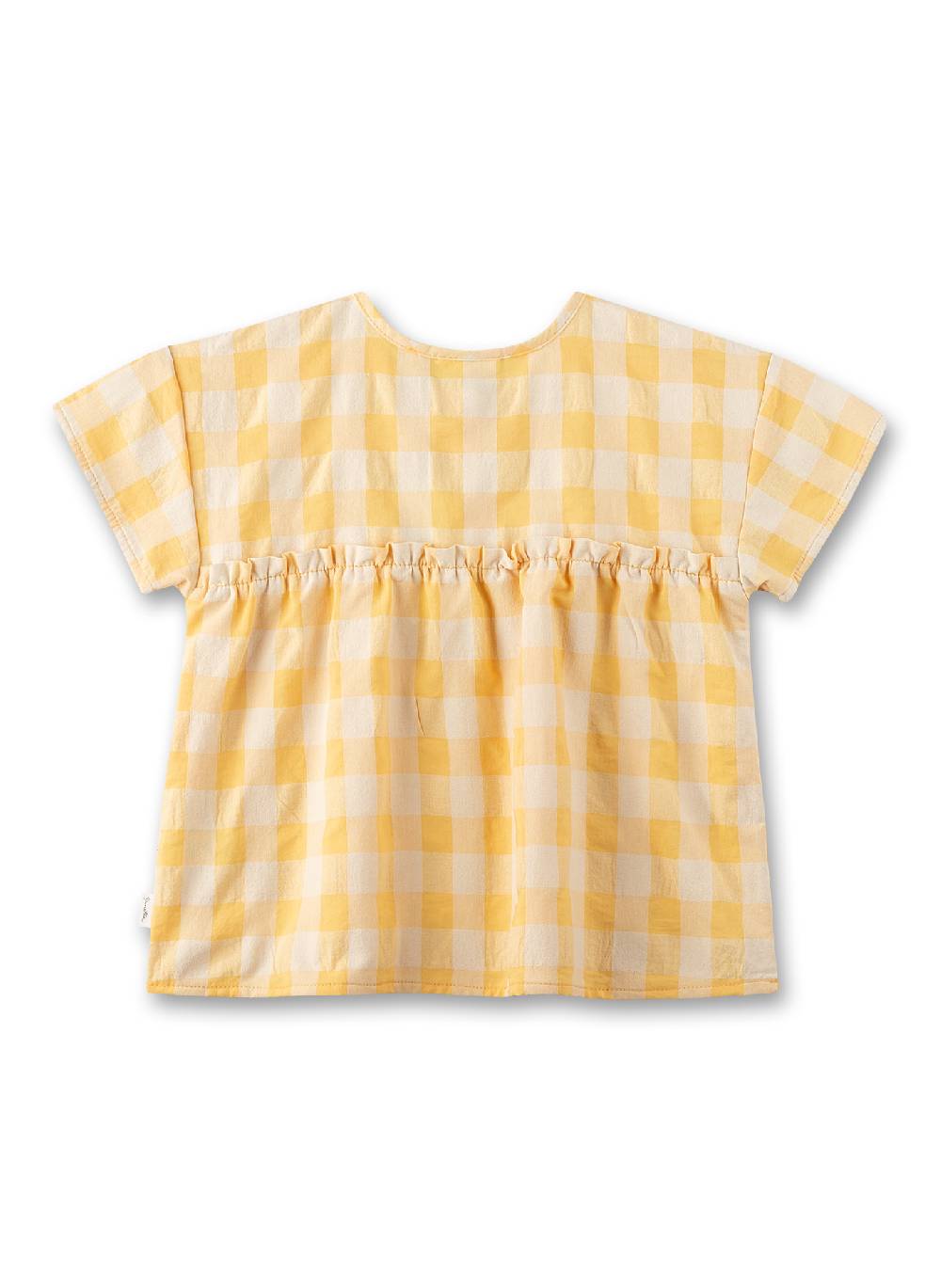 Sanetta Mädchen-Bluse Karriert Gelb