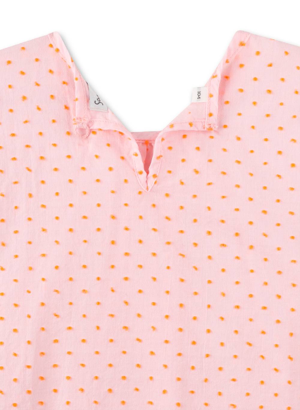 Sanetta Mädchen-Bluse Kurzarm Rosa