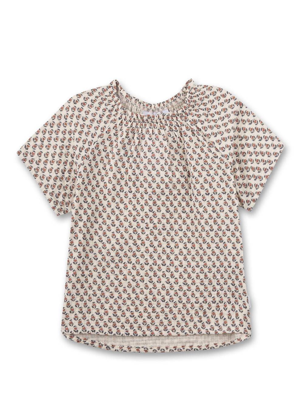 Sanetta Mädchen-Bluse Musselin Beige