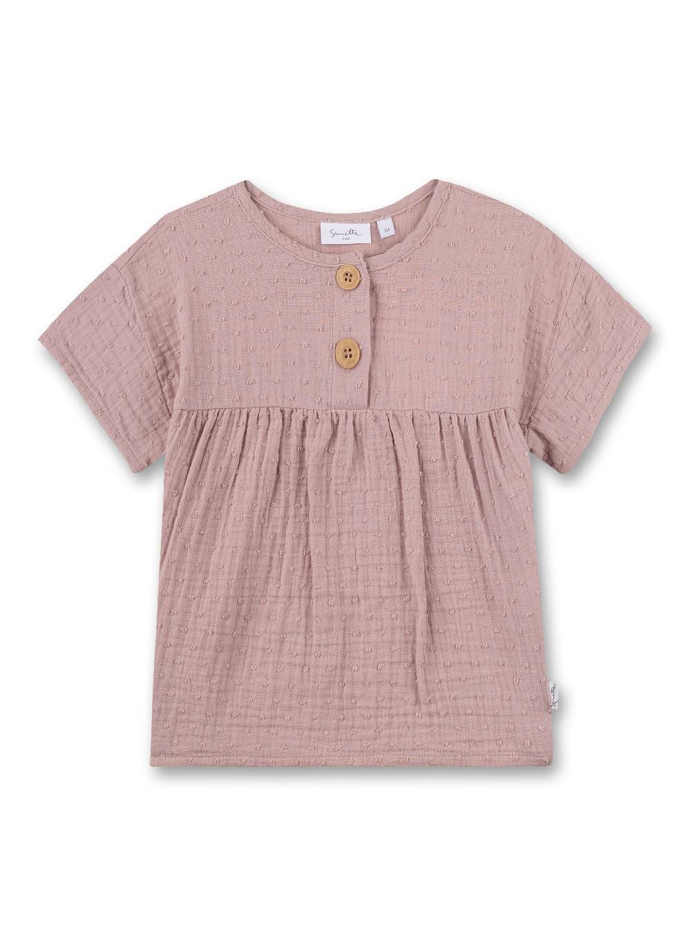 Sanetta Mädchen-Bluse Musselin Rosa