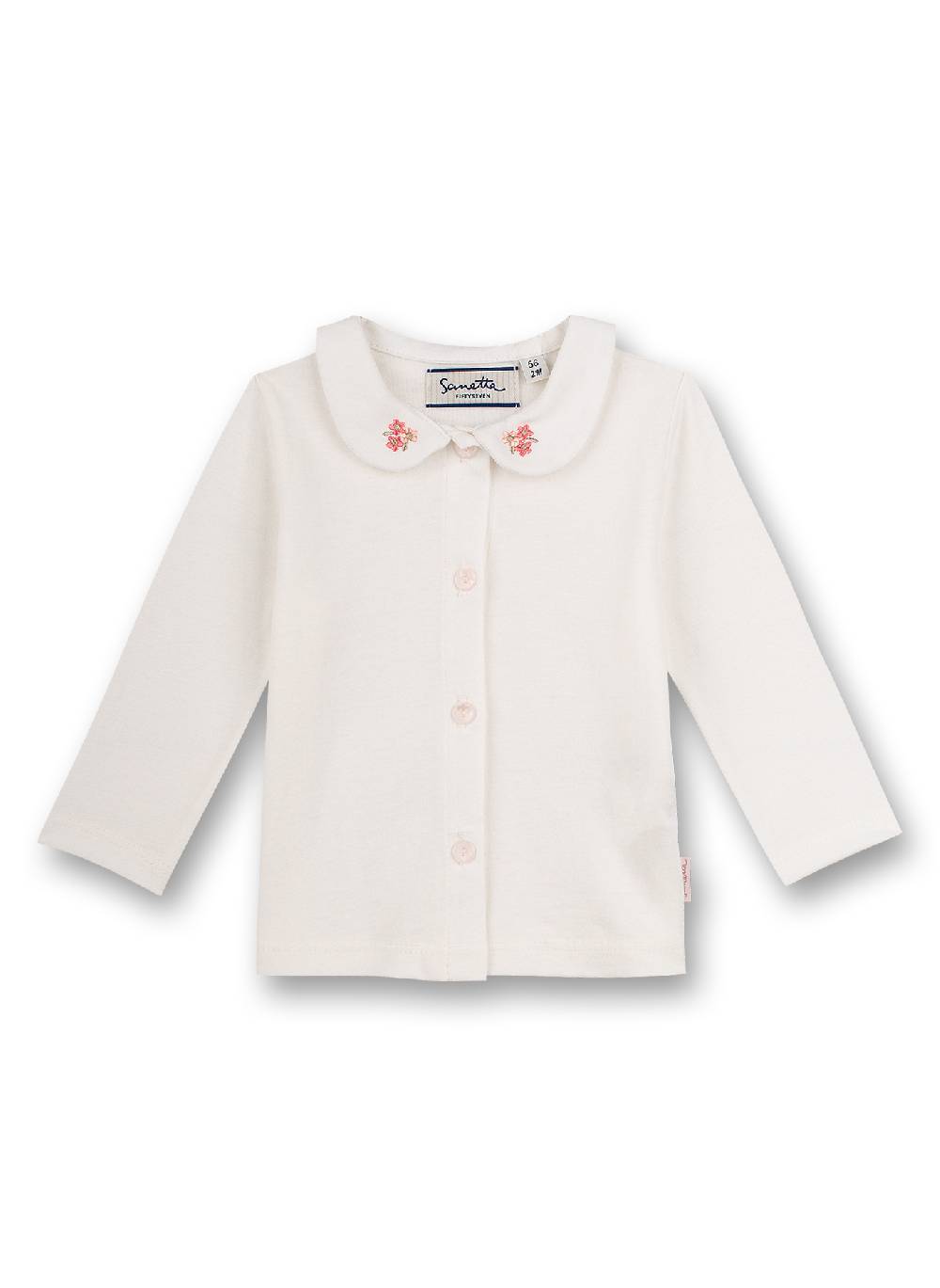 Sanetta Mädchen-Bluse Off-White Free Bird