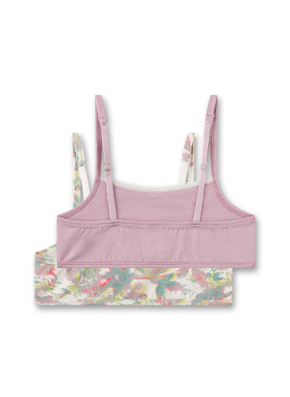 Sanetta Mädchen-Bustier (Doppelpack) Blau & Rosa