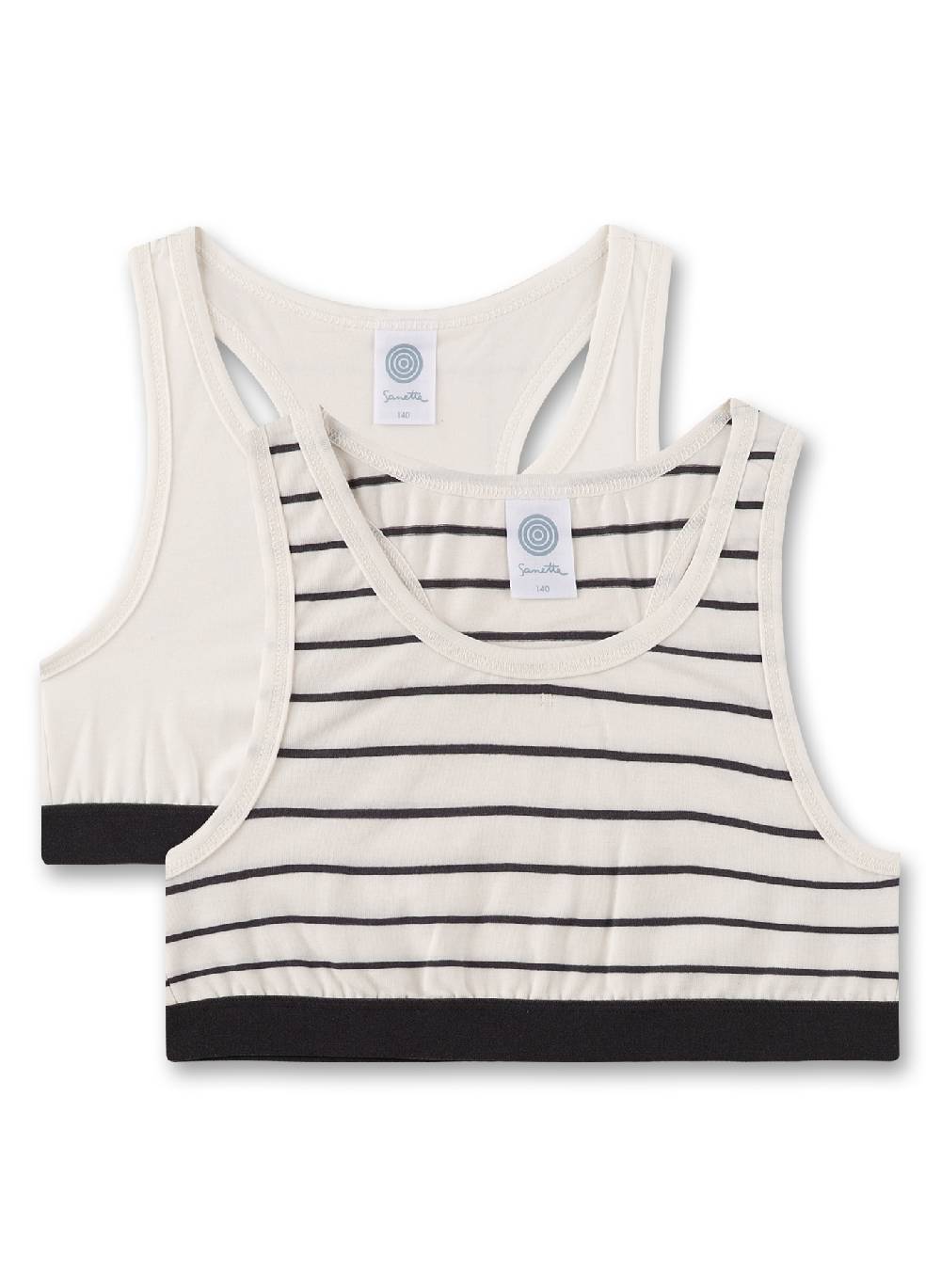 Sanetta Mädchen-Bustier (Doppelpack) Off-White