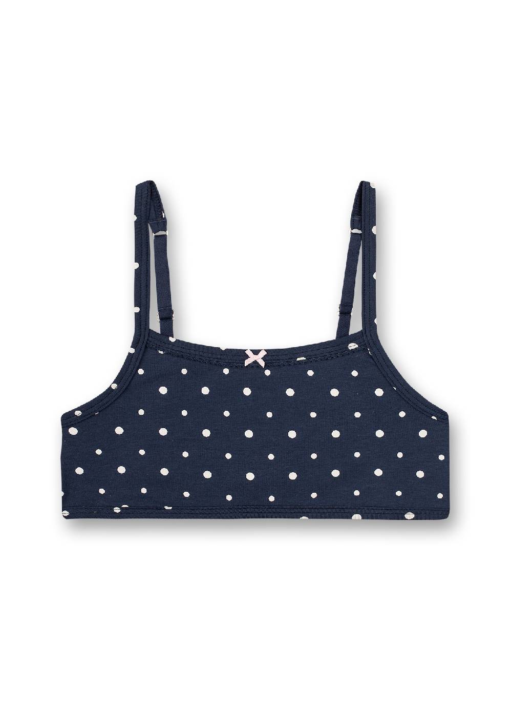 Sanetta Mädchen-Bustier Dunkelblau Dots
