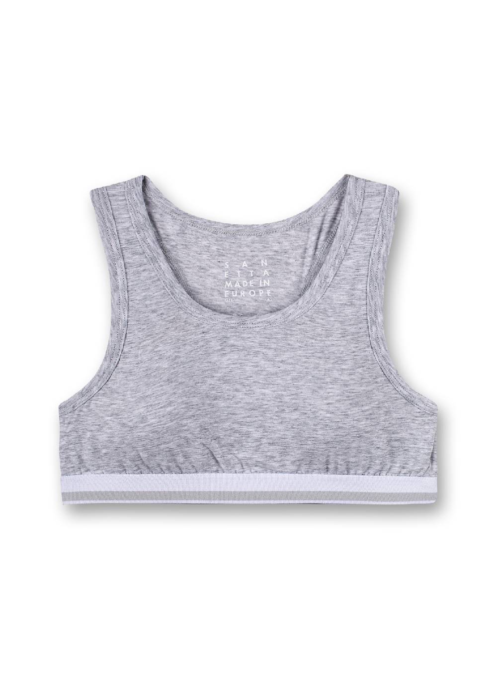 Sanetta Mädchen-Bustier Graumelange