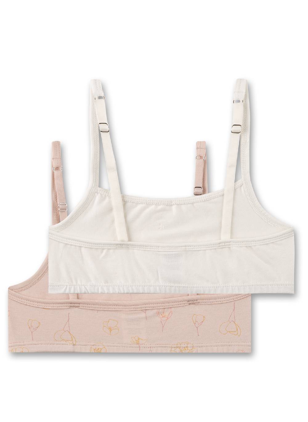 Sanetta Mädchen-Bustier Lila & Off-White