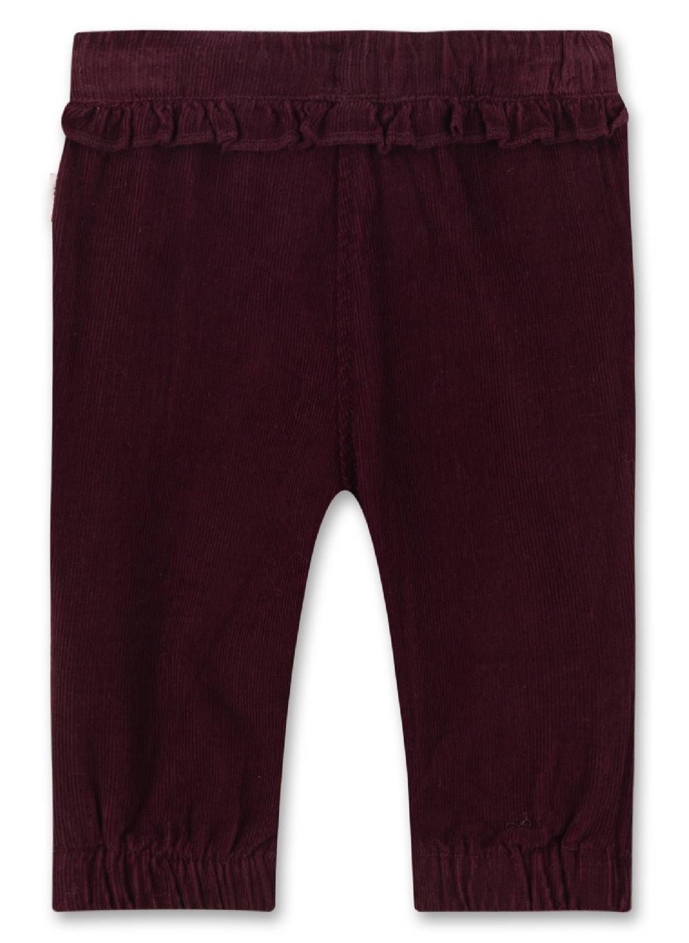 Sanetta Mädchen-Cordhose Lila Gefüttert