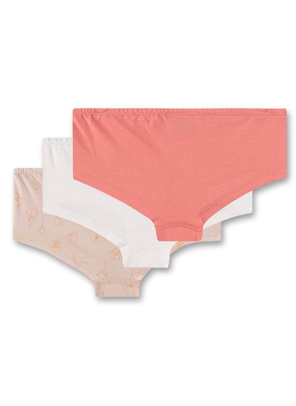 Sanetta Mädchen-Cutbrief Lila & Off-White