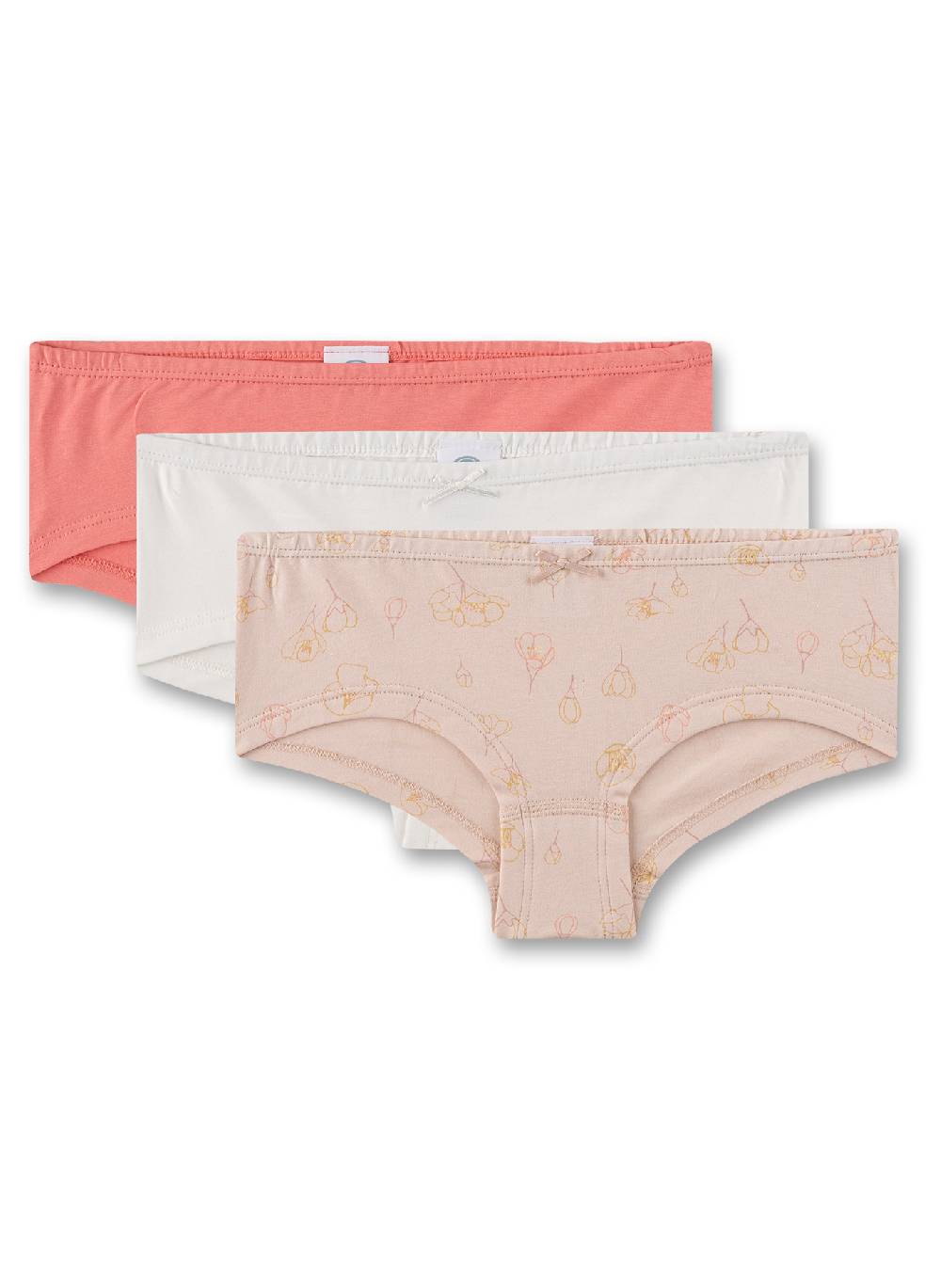 Sanetta Mädchen-Cutbrief Lila & Off-White