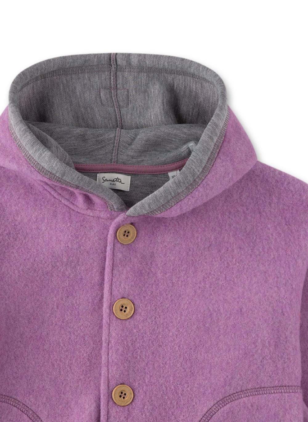 Sanetta Mädchen-Fleece-Jacke Rosa