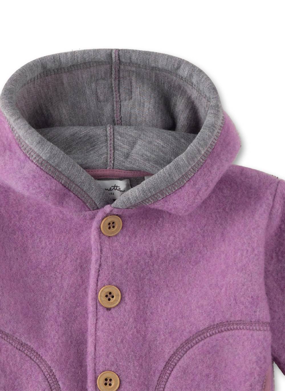 Sanetta Mädchen-Fleece-Jacke Rosa