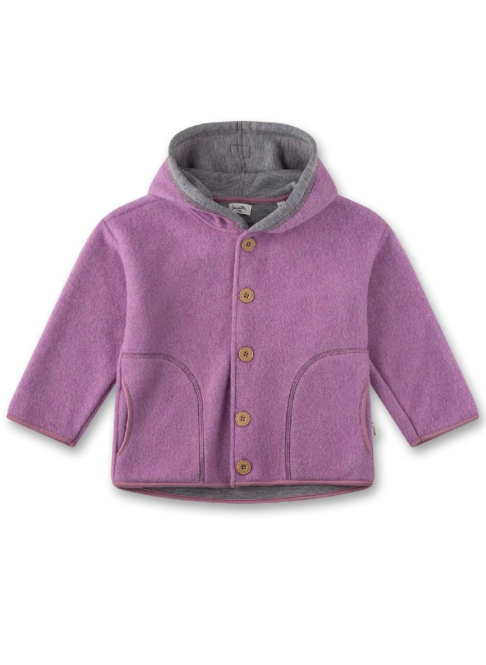 Sanetta Mädchen-Fleece-Jacke Rosa