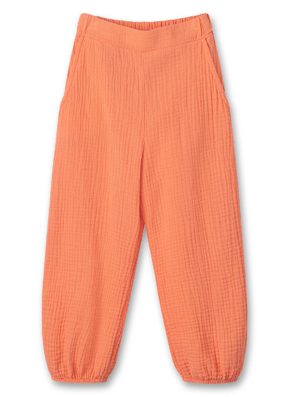 Sanetta Mädchen-Hose aus Musselin Orange