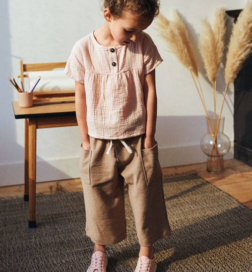 Sanetta Mädchen-Hose Braun