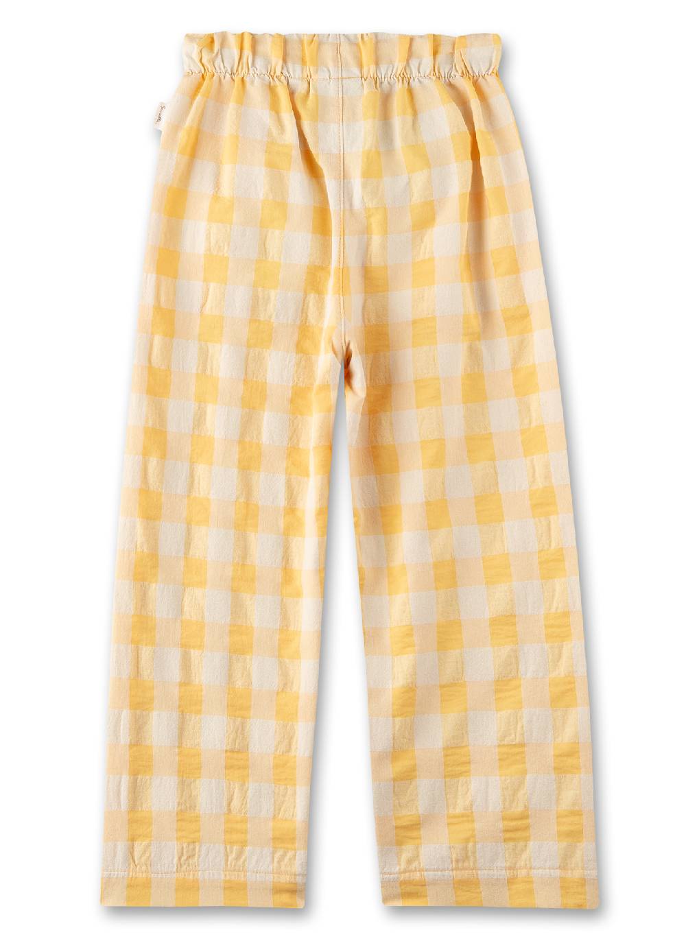 Sanetta Mädchen-Hose Gelb Karriert
