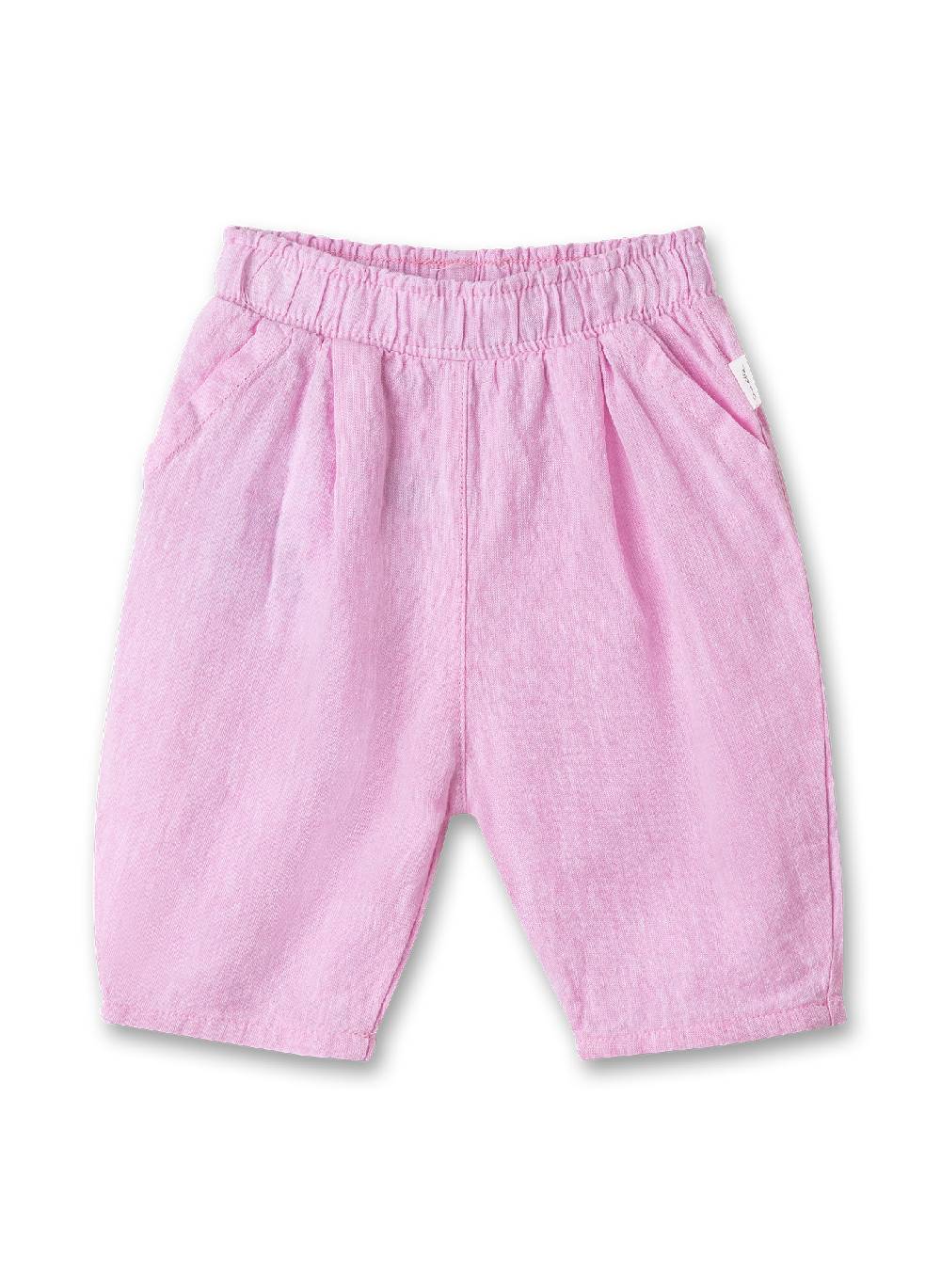 Sanetta Mädchen-Hose Rosa aus Leinen
