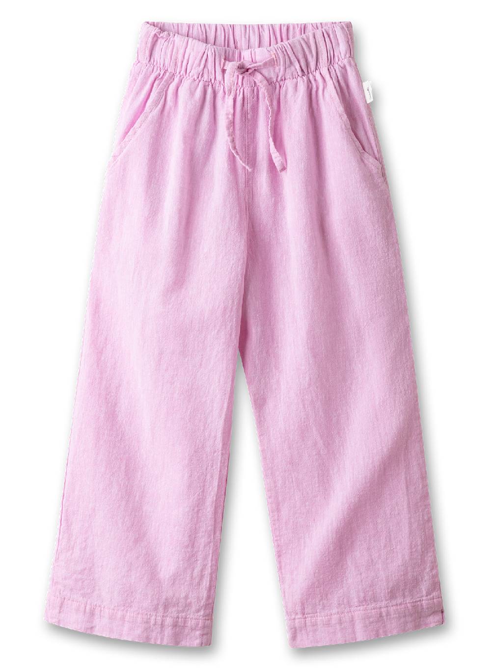 Sanetta Mädchen-Hose Rosa aus Leinen