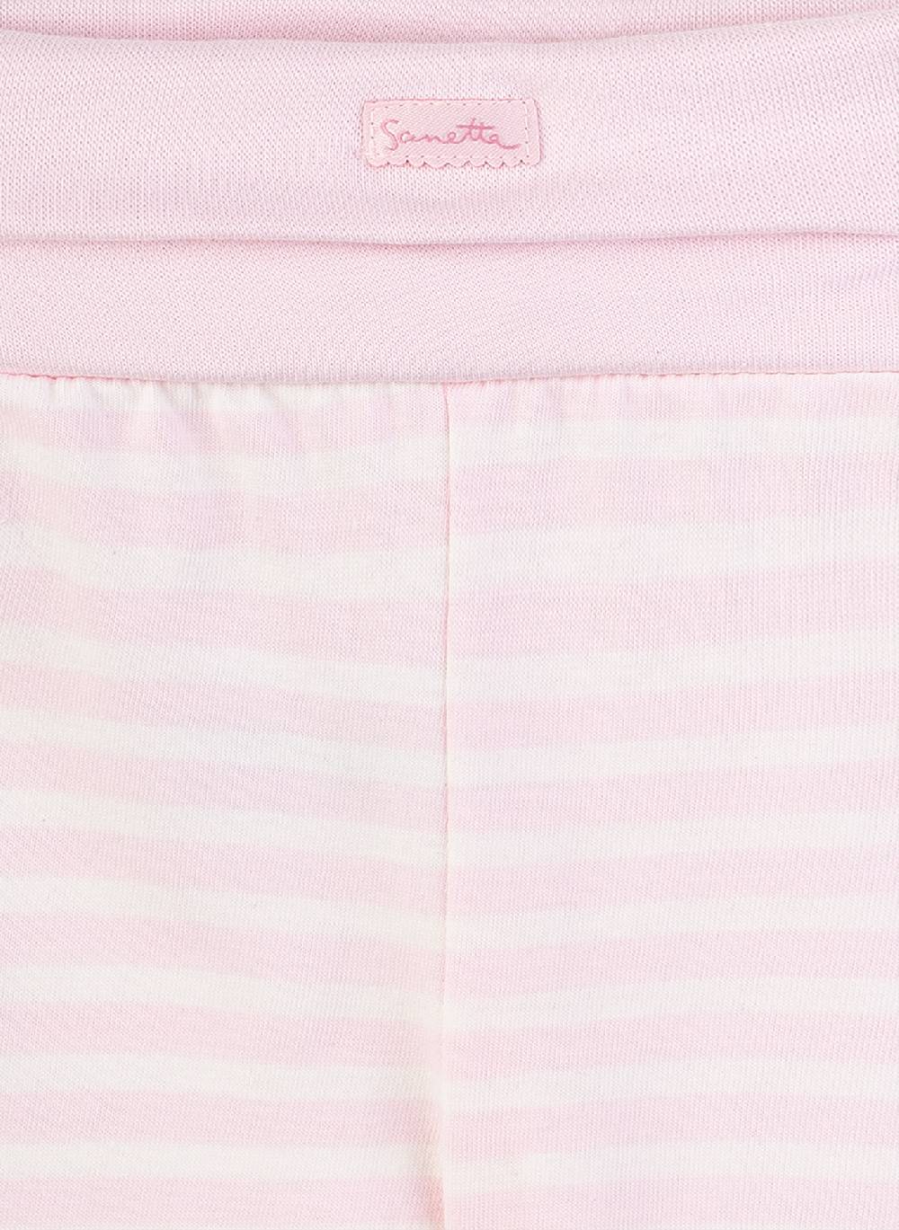 Sanetta Mädchen-Hose Rosa-geringelt