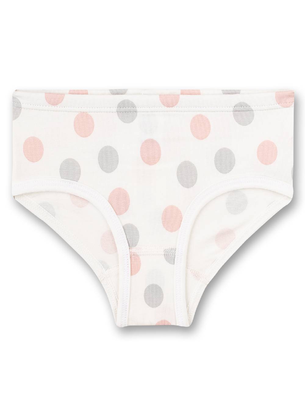 Sanetta Mädchen-Hüftslip Weiß Dots-Allover