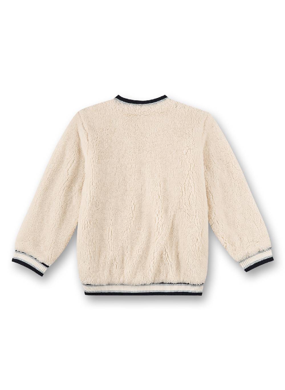 Sanetta Mädchen-Jacke Off-White Teddy-Fleece