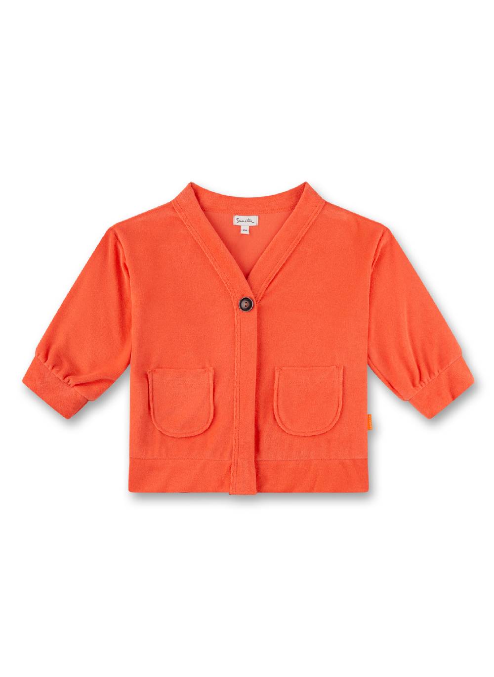 Sanetta Mädchen-Jacke Rot Aus Frottee