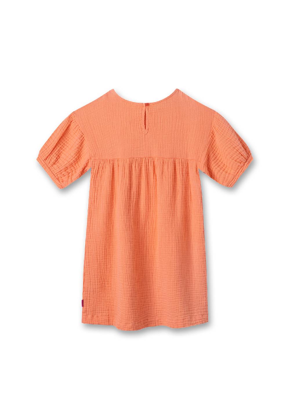 Sanetta Mädchen-Kleid Aus Musselin Orange
