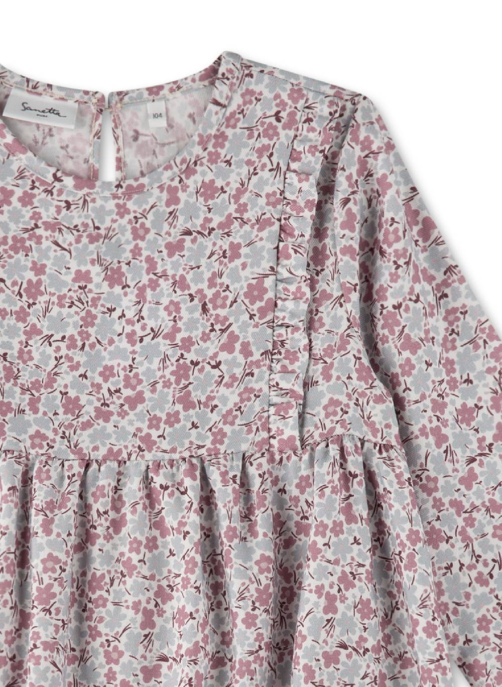 Sanetta Mädchen-Kleid Beige