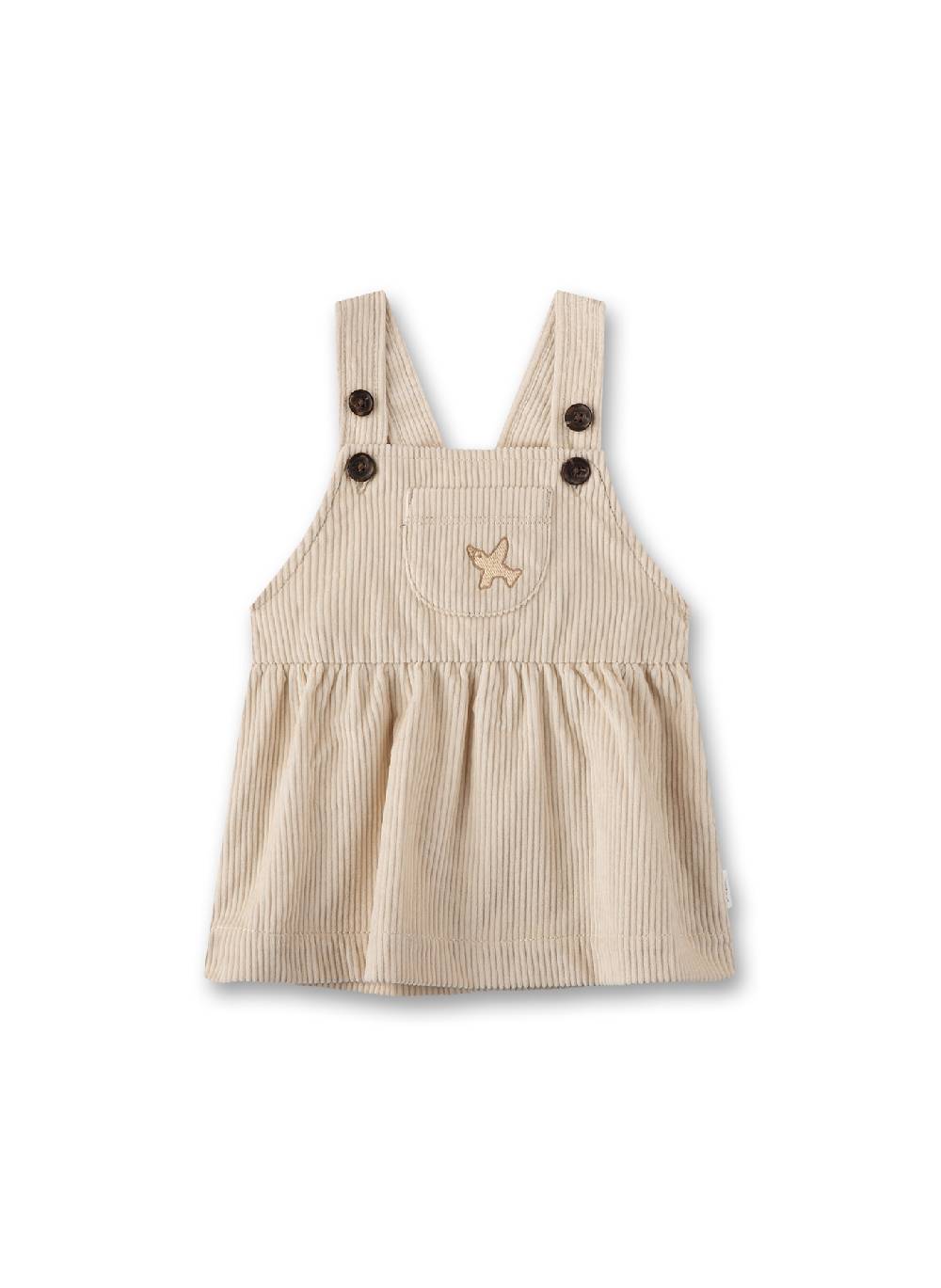 Sanetta Mädchen-Kleid Beige