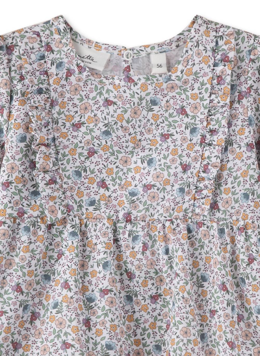 Sanetta Mädchen-Kleid Beige