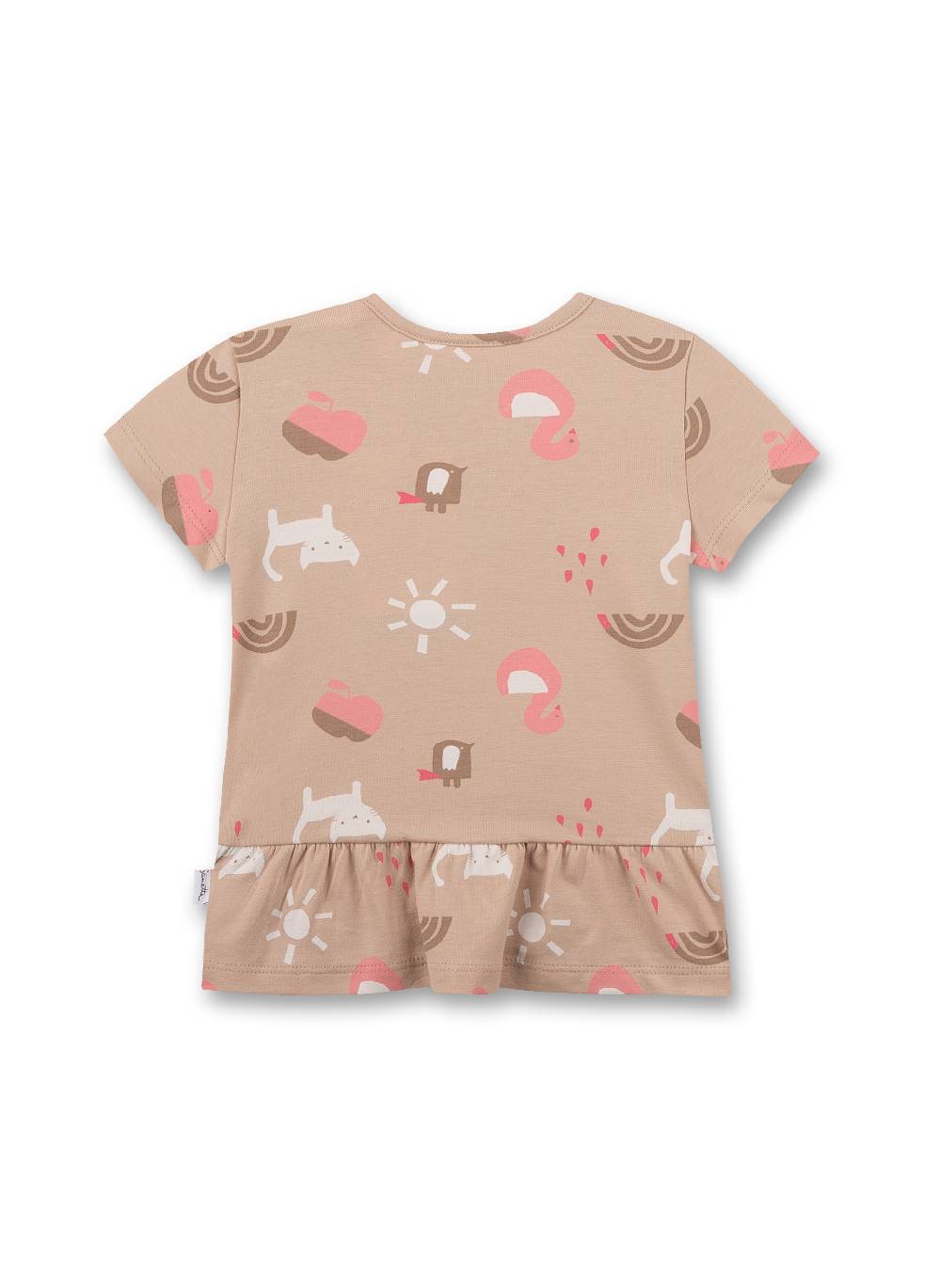 Sanetta Mädchen-Kleid Beige