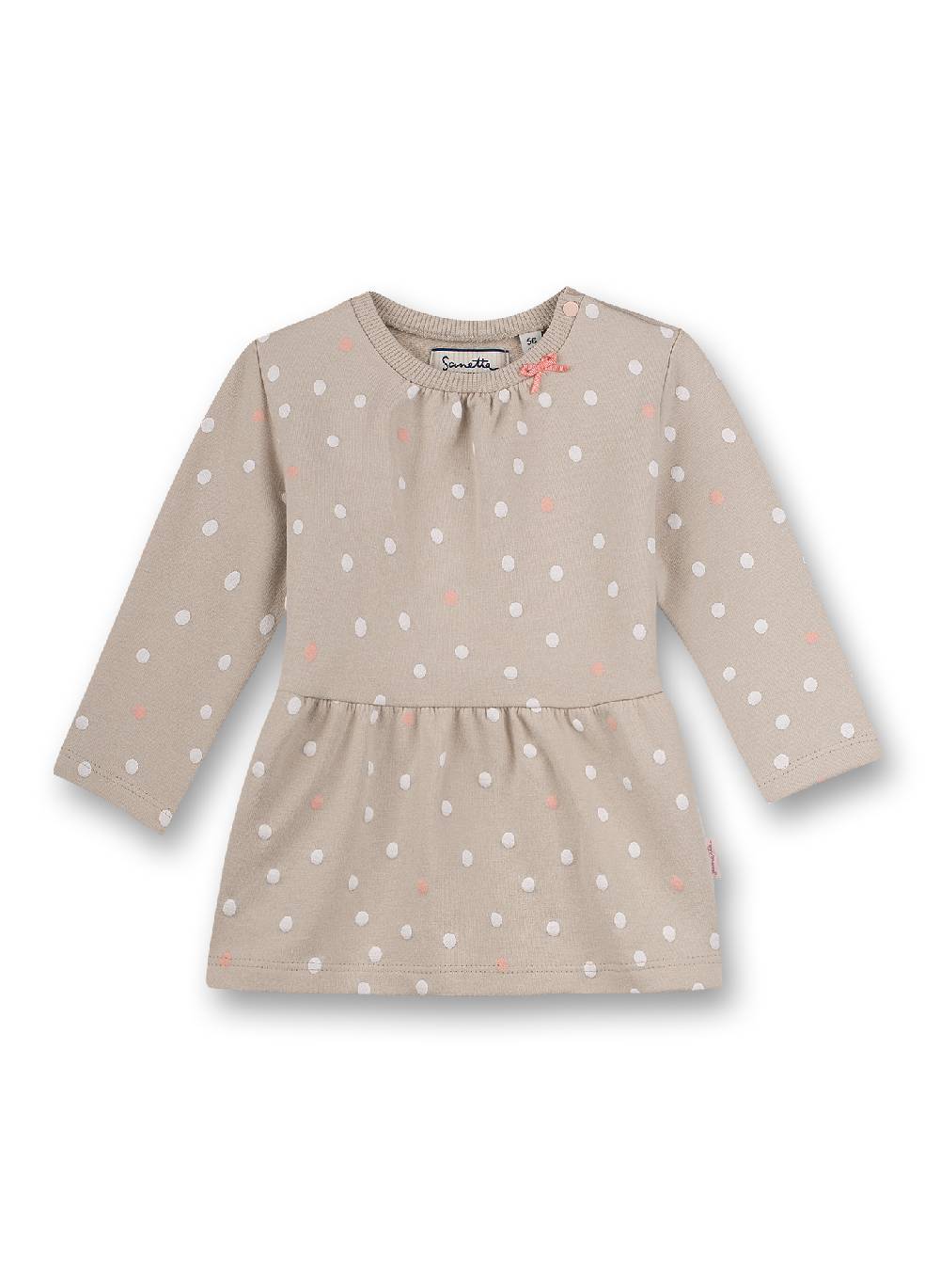 Sanetta Mädchen-Kleid Beige Free Bird