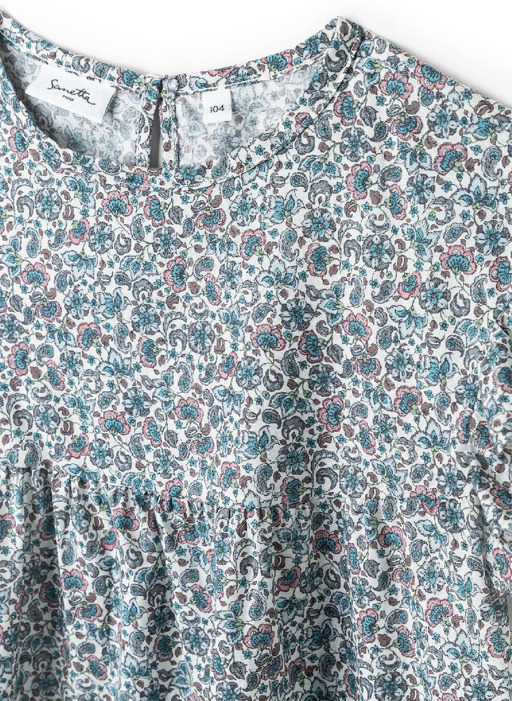 Sanetta Mädchen-Kleid Blau