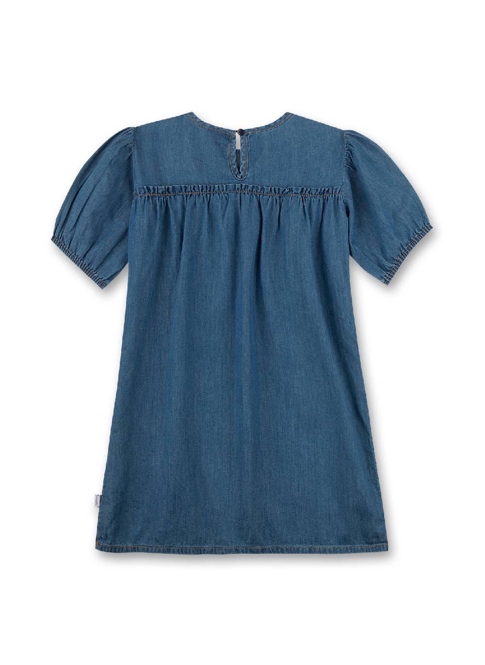 Sanetta Mädchen-Kleid Blau Denim