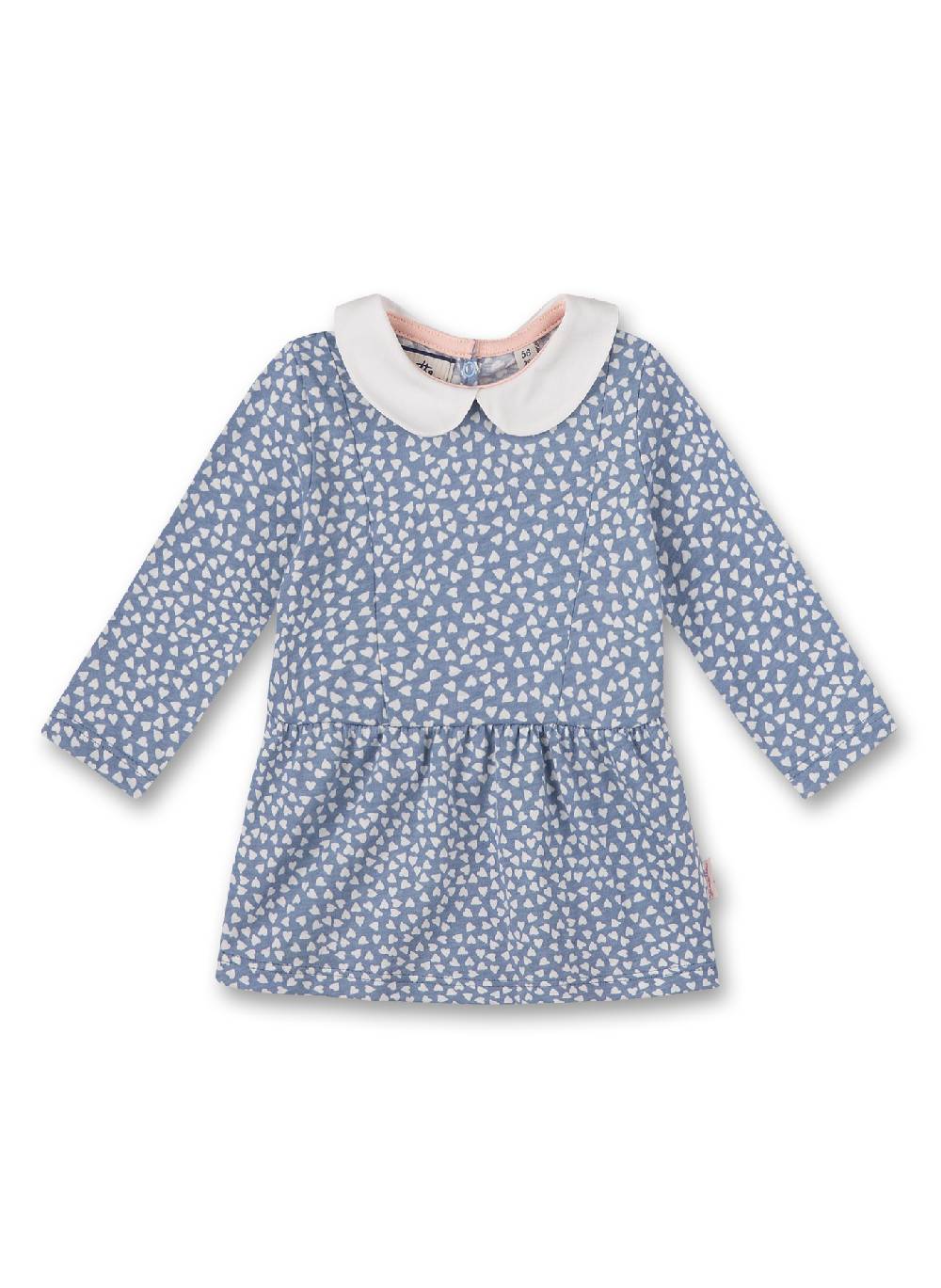 Sanetta Mädchen-Kleid Blau Little Spikes