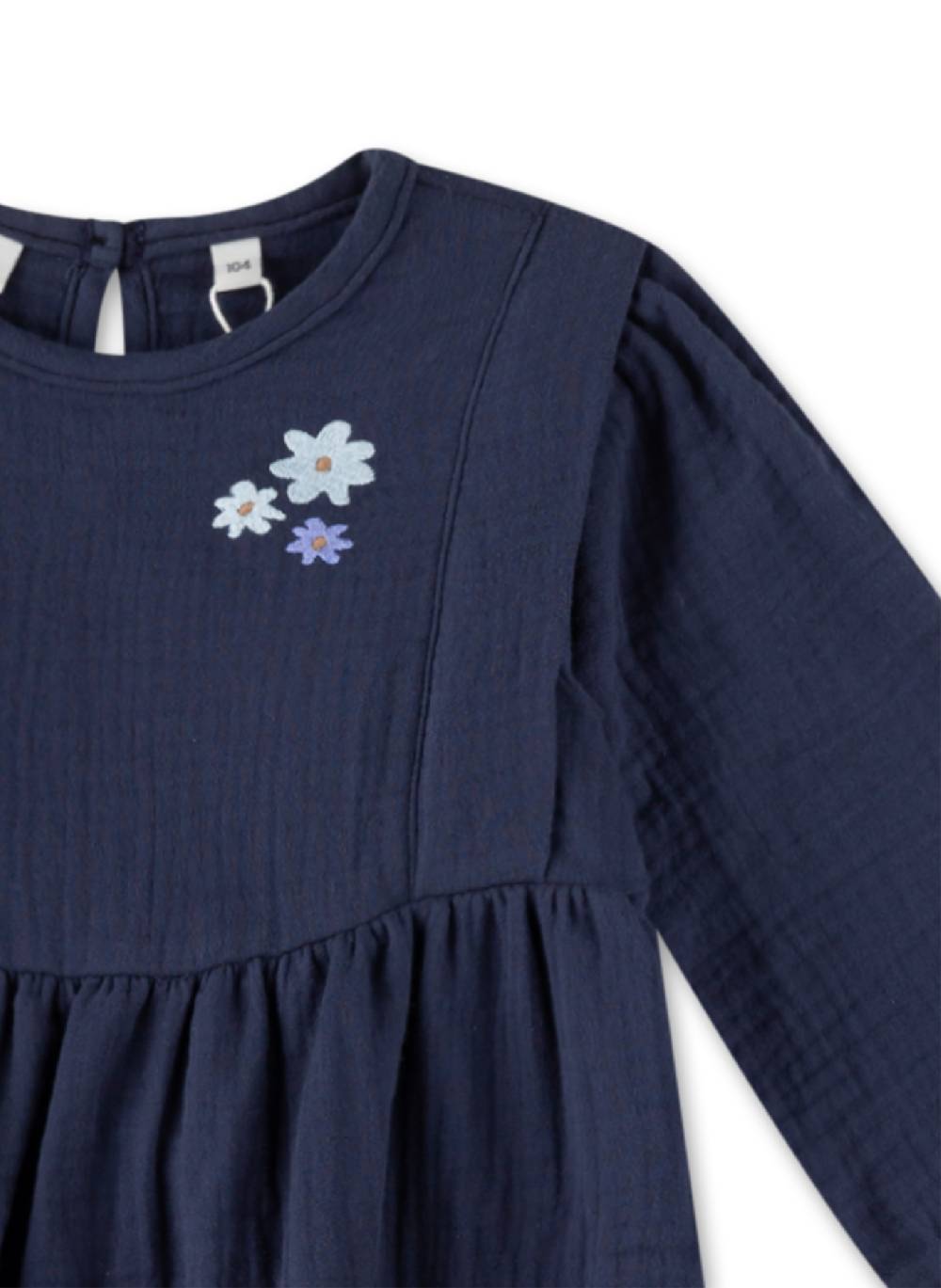 Sanetta Mädchen-Kleid Blau