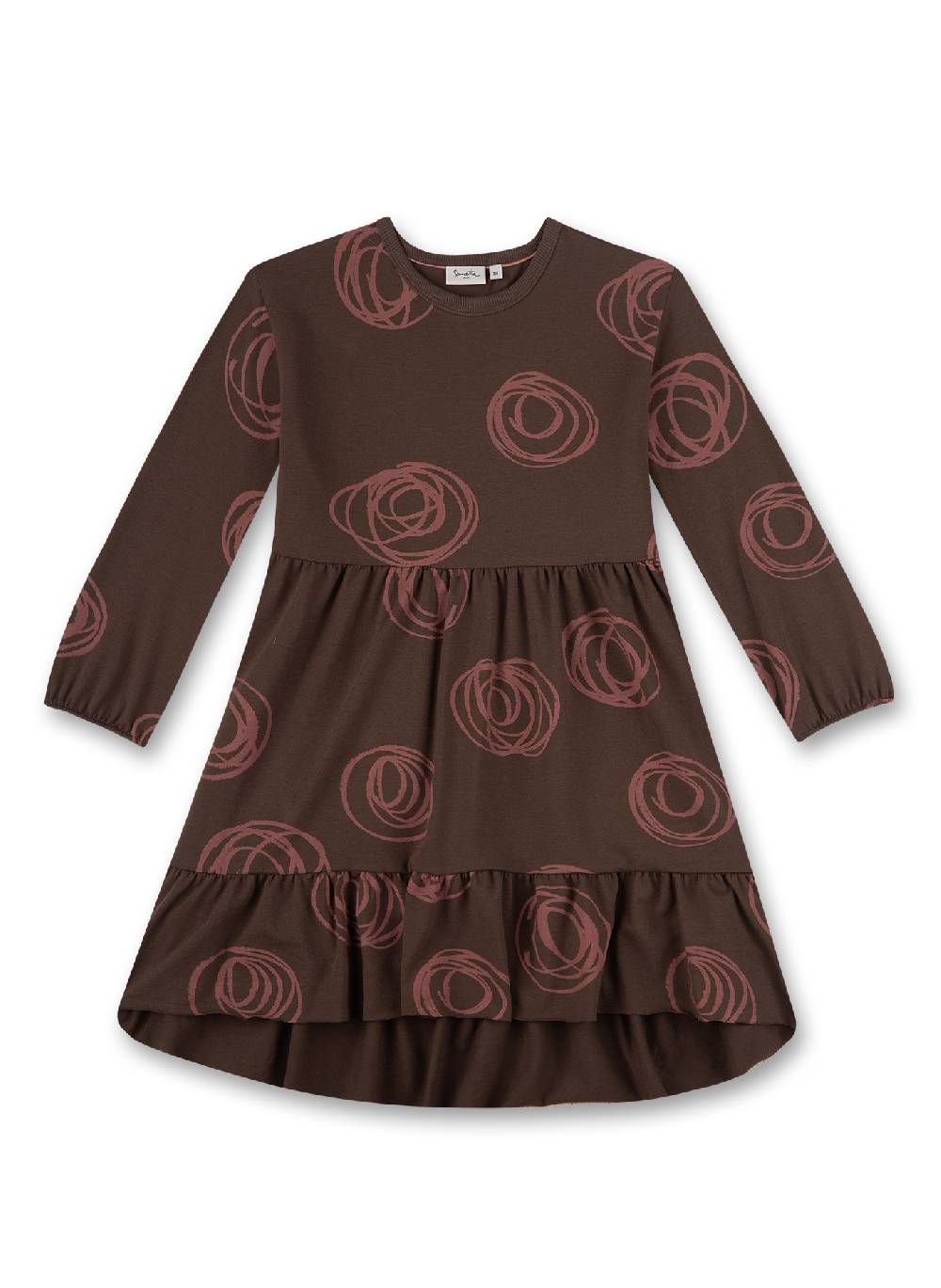 Sanetta Mädchen-Kleid Braun