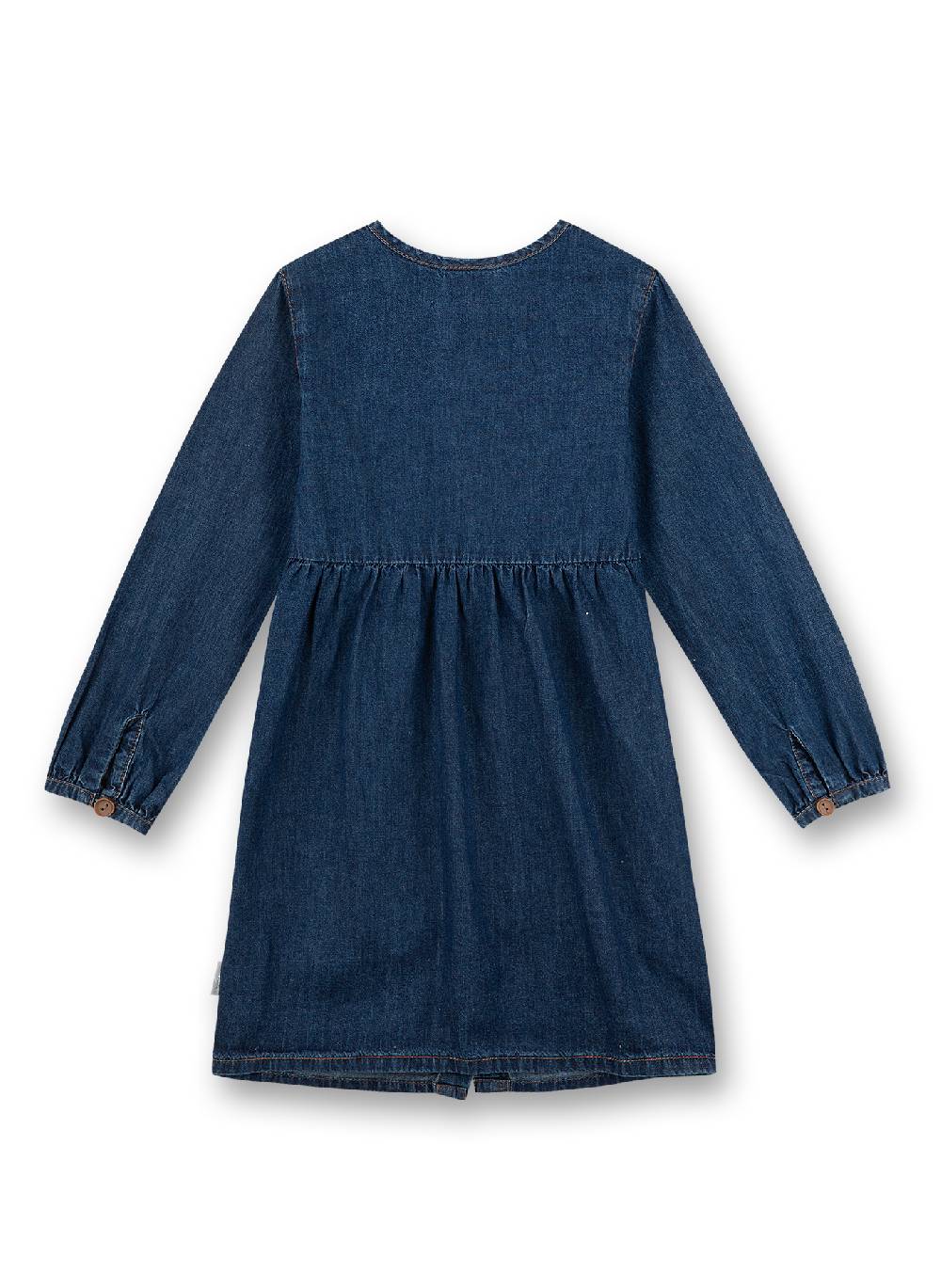 Sanetta Mädchen-Kleid Denim Strawberry