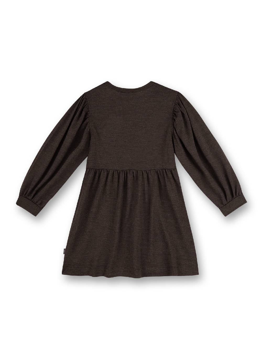 Sanetta Mädchen-Kleid Dunkelbraun