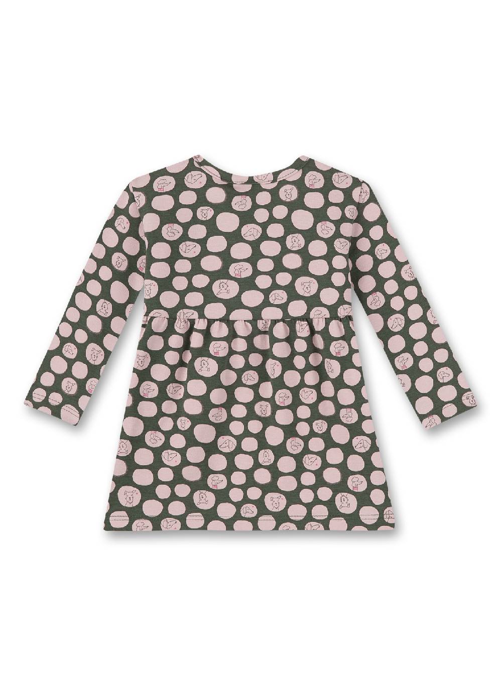 Sanetta Mädchen-Kleid Dunkelgrau