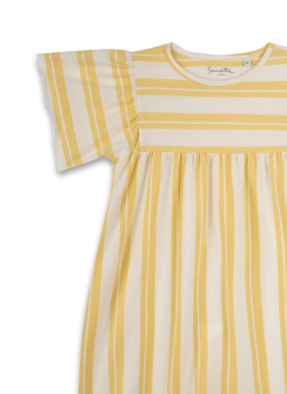 Sanetta Mädchen-Kleid Gelb Ringel