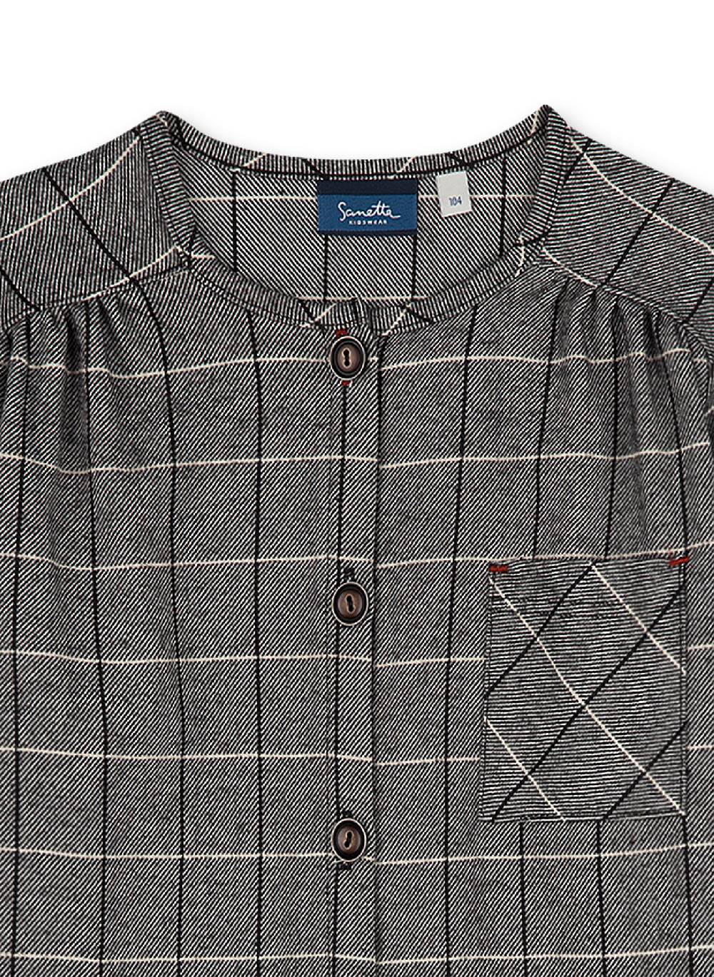 Sanetta Mädchen-Kleid Grau Sweet Desaster